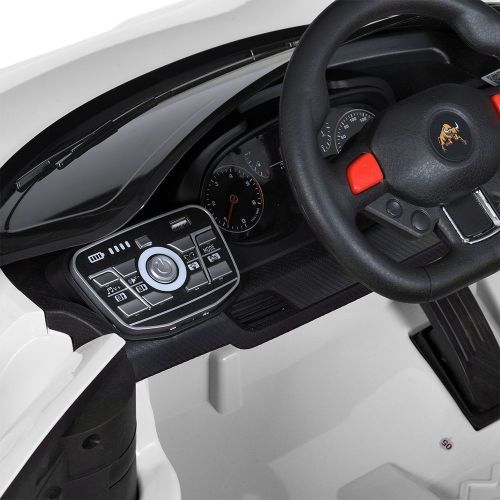 Детский электромобиль M 5859 EBLR-1 LAMBORGHINI белый  фото 9