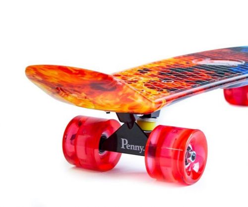 Картинка товара Penny Board Nickel 27" "Fire and Ice" - Светящиеся колёса! (439580354) на Raspashonka.ua фото 5