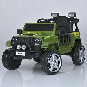 Детский электромобиль JEEP M 5103 EBLR-10, BAMBI RACER: 80W, 7 км/ч, 12V 7А - ХАКИ
