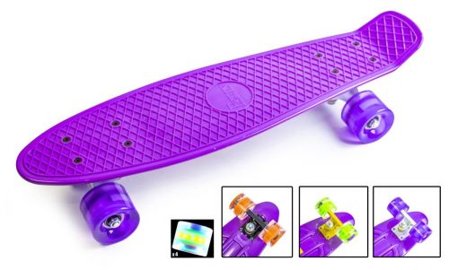Картинка товара Penny Board 22" Violet Светящиеся колёса! (945855758) на Raspashonka.ua фото 2