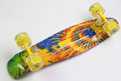 Картинка товара Penny Board 22" "Sunflowers" - Светящиеся колёса! (1100060646) на Raspashonka.ua фото 6