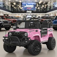 Фото анонса детский электромобиль джип m 6270 eblr-8(24v) bambi racer : пульт 2.4g, 90w, eva, 9 км/ч, кожа - розовый от интернет магазина Raspashonka.ua
