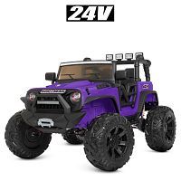 Детский электромобиль джип M 4296 EBLR-9(24V) BUGGY фиолетовый