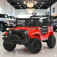 Фото анонса детский электромобиль джип m 6270 eblr-3(24v) bambi racer : пульт 2.4g, 90w, eva, 9 км/ч, кожа - красный от интернет магазина Raspashonka.ua