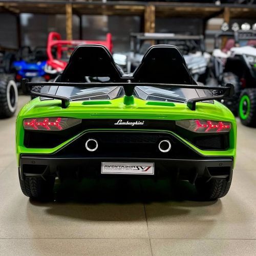 Картинка товара Детский электромобиль M 6026 EBLR-5(24V), LAMBORGHINI AVENTADOR SV: 2х местный, 9км/ч, 180W, USB/SD - ЗЕЛЕНЫЙ на Raspashonka.ua фото 8