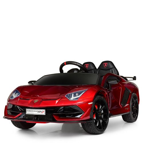 Детский электромобиль M 4093 EBLRS-3 LAMBORGHINI Бордовый  фото 2