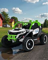 Детский электромобиль джип M 6149 EBLR-1-5 BAMBI RACER зеленый