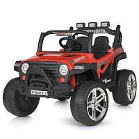 Фото анонса детский электромобиль m 4626 eblr-3,  bambi racer : 2.4g, 12v 9a, 90w, eva колеса, эко кожа, 7км/ч - красный от интернет магазина Raspashonka.ua