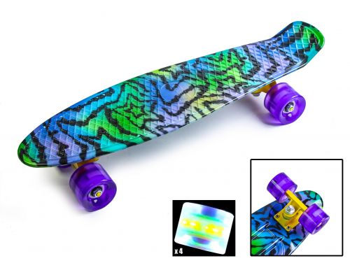 Картинка товара Penny Board 22" "Star" - Светящиеся колёса! (113389739) на Raspashonka.ua фото 2