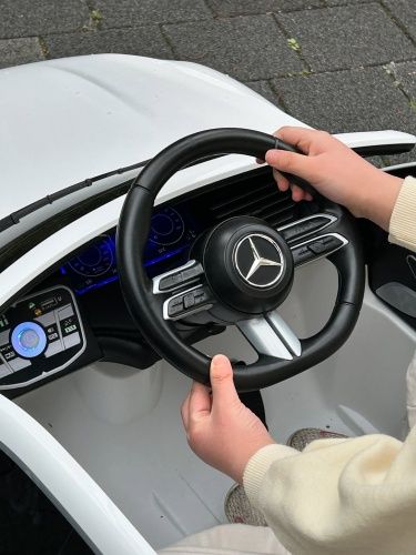 Картинка товара Детский электромобиль M 6161 EBLR-1, Mercedes-Benz EQS 580: пульт 2,4G, 180W, 8 км/ч, 12V 10А - БЕЛЫЙ на Raspashonka.ua фото 6