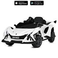Фото анонса детский электромобиль m 5813 eblr-1, bambi racer: 2.4g, 4х45w, 7 км/ч, eva, кожа - белый от интернет магазина Raspashonka.ua