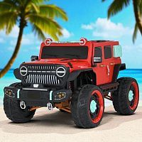 Детский электромобиль джип M 5831 EBLR-3 BAMBI RACER красный