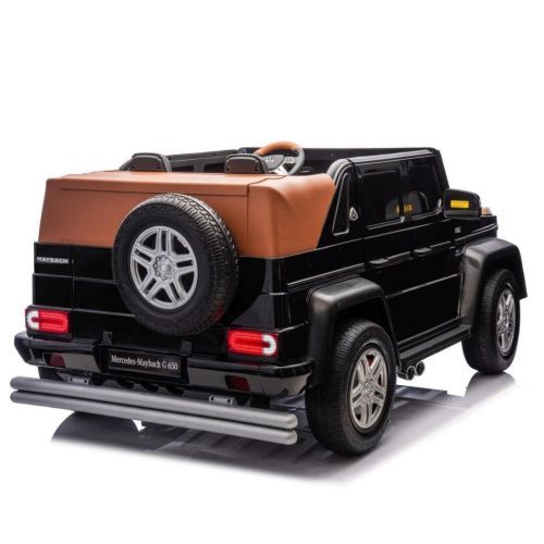 Картинка товара Электромобиль Mercedes Maybah G650, RAMIZ: 200W, 16 км/ч, кожа, MP4, двухместный - ЧЕРНЫЙ (PA.A1000.STRONG.CZ) на Raspashonka.ua фото 10