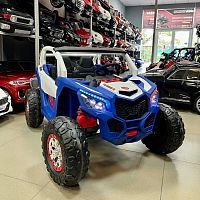 детский электромобиль m 5743 eblr-4, bambi racer: 24v, 2,4g, 4*45w, eva - синий полиция - Raspashonka.ua