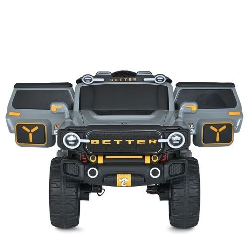 Дитячий електромобіль джип M 5821EBLR-11(24V) BAMBI RACER сірий фото 6