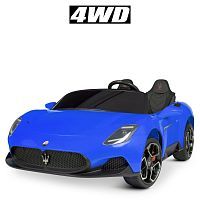 Фото анонса детский двухместный электромобиль m 4993 eblr-4 maserati: 12v, 180w, 8км/ч - синий от интернет магазина Raspashonka.ua