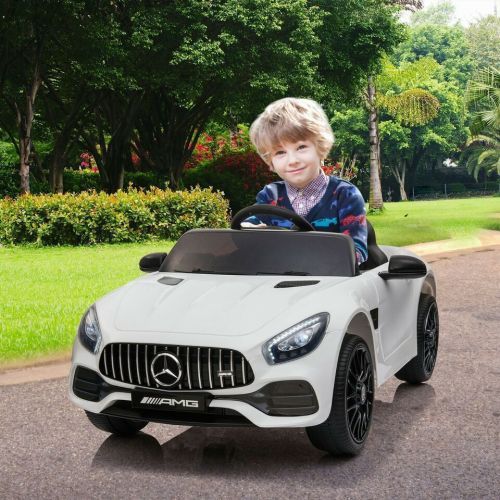 Детский электромобиль M 4062 EBLR-1, MERCEDES GT БЕЛЫЙ фото 2