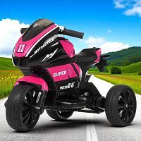 Фото анонса детский мотоцикл m 4135 el-8, bambi racer: 50w, 5км/ч, mp3/usb/sd, свет колес, эко-кожа - розовый от интернет магазина Raspashonka.ua