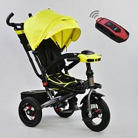 Фото анонса детский 3-х колесный велосипед best trike 6088 f - 1340: надувные колеса, поворотное сиденье, пульт, фара - желтый от интернет магазина Raspashonka.ua