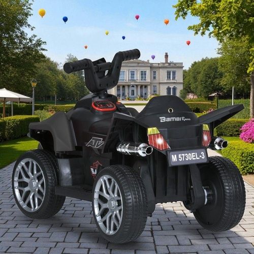 Картинка товара Детский квадроцикл M 5730EL-11, BAMBI RACER: моторы 50W, 6 км/ч, 12V 7А - СЕРЫЙ на Raspashonka.ua фото 3