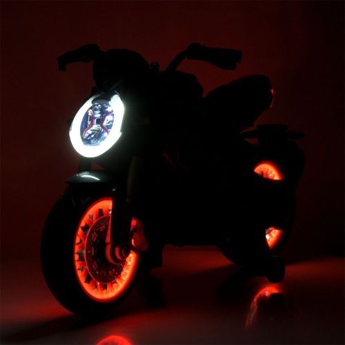 Картинка товара Детский мотоцикл M 5827 EL-3, Bambi Racer: 12V 12A, 90W, 7км/ч, EVA, кожа - КРАСНЫЙ на Raspashonka.ua фото 8