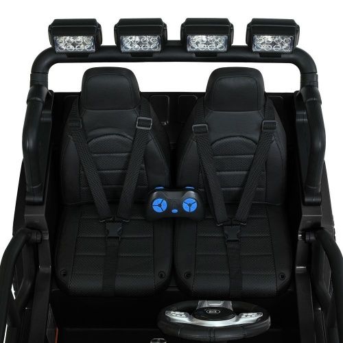 Картинка товара Детский электромобиль M 6108 EBLR-2(24V) BAMBI RACER: двухместный, 24V 7A, 4x90W, кожа - ЧЕРНЫЙ на Raspashonka.ua фото 8