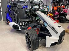 детский электрический картинг bolid xr-1  pa.ch9939.bia: 70w, 7км/ч, без пульта - белый - Raspashonka.ua