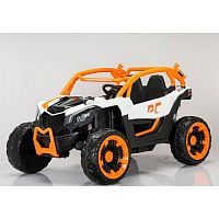 Детский электромобиль джип M 6124 EBLR-7 BAMBI RACER оранжевый