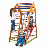 Фото анонса детский спортивный комплекс sportbaby bambinowood plus 1 от интернет магазина Raspashonka.ua