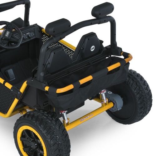 Зображення товару Двомісний дитячий джип М 6207 EBLR-6(24V): 180W / 8 км, 2x12V7AH, EVA, пульт 2,4 - ЖОВТИЙ на Raspashonka.ua фото 3