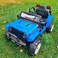 Детский электромобиль джип M 4282 EBLR-4 BAMBI RACER синий