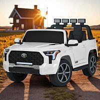 Детский электромобиль джип M 6192 EBLR-1(24V) TOYOTA белый