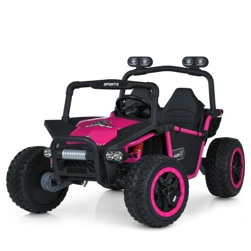 Дитячий електромобіль джип Джип M 6207 EBLR-8(24V) BAMBI рожевий фото 2 Дитячий електромобіль джип Джип M 6207 EBLR-8(24V) BAMBI рожевий фото 2