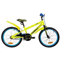 Фото анонса детский велосипед 20" formula sport 14g: рама-10,5", с крылом, желтый (ops-frk-20-073) от интернет магазина Raspashonka.ua