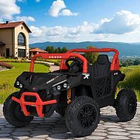 детский электромобиль м 5911 eblr-3-2(24v), bambi racer: 24v 7а, пульт 2,4g, 2*150w, eva - черно-красный - Raspashonka.ua