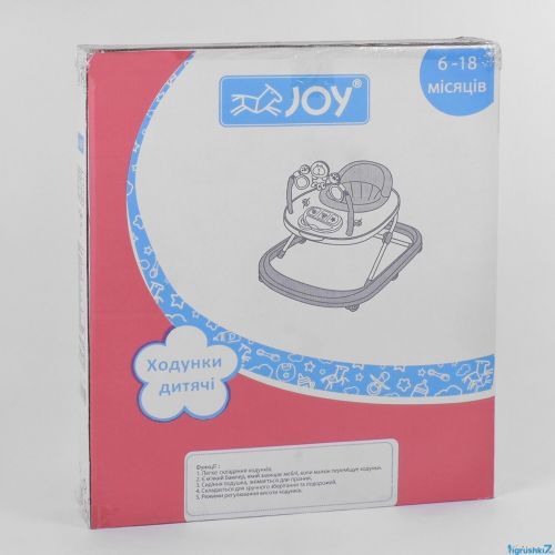 Картинка товара Детские ходунки JOY W 41202 (1): муз. панель, свет: БЕЛО-САЛАТОВЫЕ на Raspashonka.ua фото 3