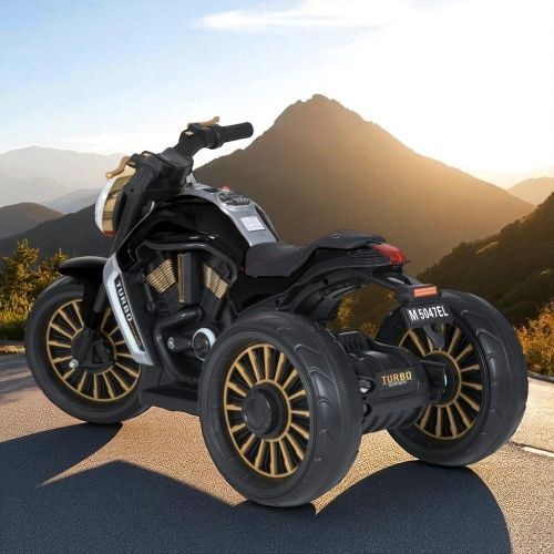 Детский мотоцикл M 5048EL-2 BAMBI RACER черный фото 4 Детский мотоцикл M 5048EL-2 BAMBI RACER черный фото 4