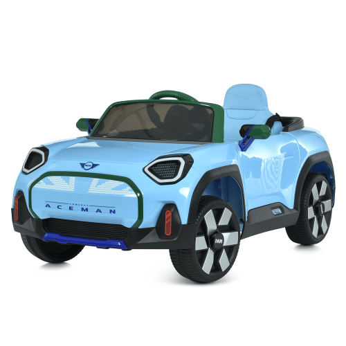 Картинка товара Детский электромобиль JE 1688 EBLR-4(24V) MINICOOPER: 140W, 5км/час, 24V5AH, USB/SD - ГОЛУБОЙ на Raspashonka.ua фото 2