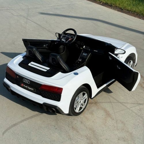 Детский электромобиль AUDI R8 Spyder PA.A3000.BIA AUDI белый  фото 4