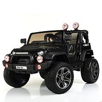 Детский электромобиль джип M 4111 EBLR-2 JEEP черный