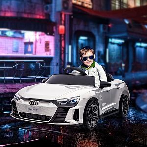 Детский электромобиль M 4938 EBLR-1: AUDI E-TRON, 4х30W, 2.4G, EVA, кожа - БЕЛЫЙ (PA.QLS-6888.BIA)