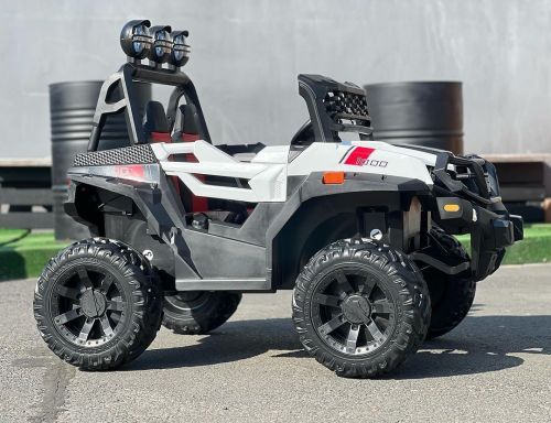 Детский электромобиль джип M 4620 EBLR-1 BAMBI RACER белый фото 22