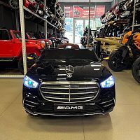 Фото анонса детский электромобиль m 6020 eblrs-2, mercedes-benz s600: пульт 2,4g, 140w, 8 км/ч, 12v 10а - черный лак от интернет магазина Raspashonka.ua