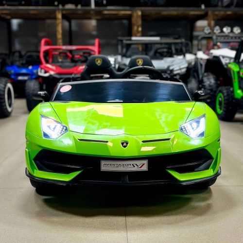 Картинка товара Детский электромобиль M 6026 EBLR-5(24V), LAMBORGHINI AVENTADOR SV: 2х местный, 9км/ч, 180W, USB/SD - ЗЕЛЕНЫЙ на Raspashonka.ua фото 5