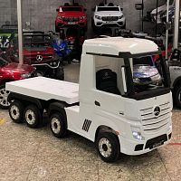 Фото анонса детский электромобиль грузовик m 4208 eblr-1(2): 7 км/ч, 2.4g, 140w, eva, 2x12v7ah, эко-кожа-белый от интернет магазина Raspashonka.ua