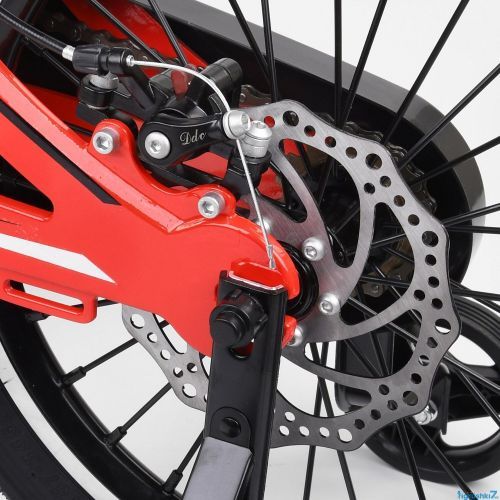 Картинка товара Детский велосипед CORSO MG-18711 (1) 18 дюймов, 2-х колёсный, магниевая рама, дисковые тормоза, КРАСНЫЙ на Raspashonka.ua фото 5