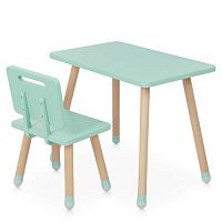 Фото анонса столик и стульчик m 4256 square mint от интернет магазина Raspashonka.ua