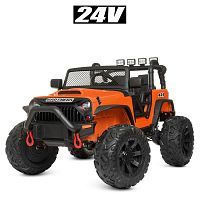 Детский электромобиль джип M 4553 EBLR-7(24V) BUGGY оранжевый