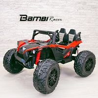 детский электромобиль m 4971 eblr-3(24v) bambi racer: 2,4g, 10км/ч, 500w, 4х4 - красный - Raspashonka.ua