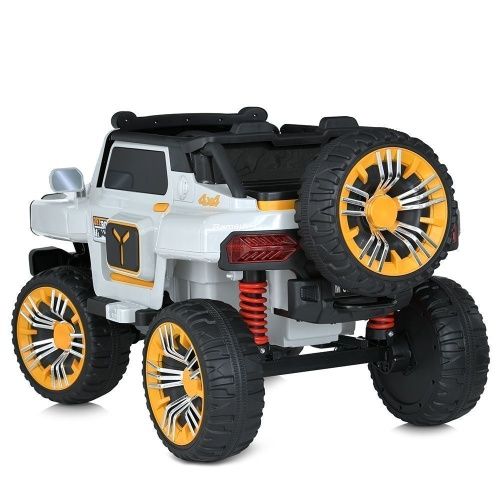 Дитячий електромобіль джип M 5821EBLR-1(24V) BAMBI RACER білий фото 6